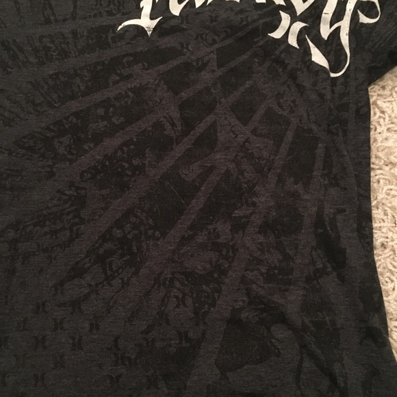 Y2K Hurley Men’s Sz Small t-shirt gray charcoal color short sleeves - Picture 6 of 6